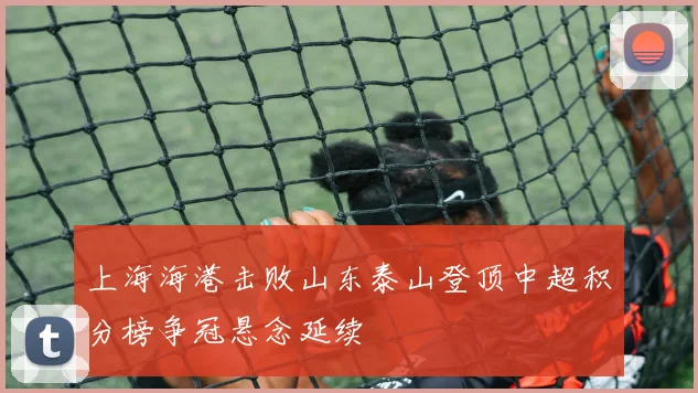 上海海港击败山东泰山登顶中超积分榜争冠悬念延续